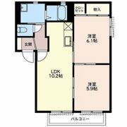 ハイツカモ2の間取り画像