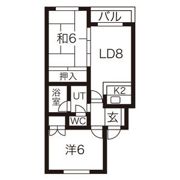 アートテラス発寒中央の間取り画像