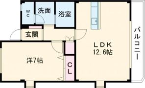 コーキア神楽の間取り画像