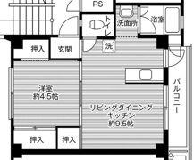 ビレッジハウス田島2号棟の間取り画像