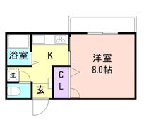 ハナノマンションの間取り画像