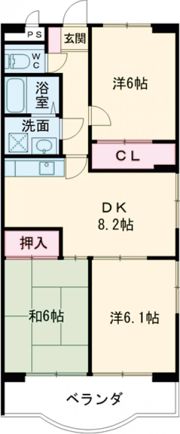 サンアルカディアSの間取り画像