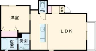 ブロンテ東加古川Ⅱの間取り画像