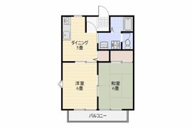 メルベーユ木元Aの間取り画像