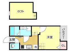 クレオ吉塚伍番館の間取り画像