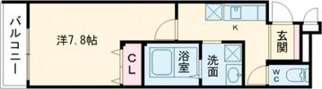 フジパレス初芝駅北の間取り画像