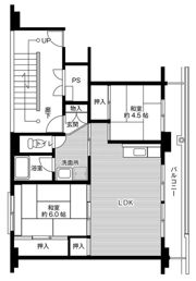 ビレッジハウス長池2号棟の間取り画像