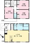 畑町戸建貸家 D棟の間取り画像