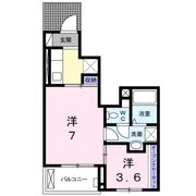 コートハウス安塚Ⅱの間取り画像