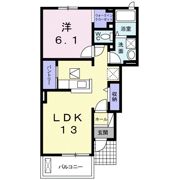 プラージュⅡの間取り画像