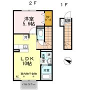 キャトルセゾンの間取り画像
