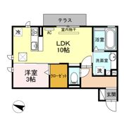 オアシス牛川Ⅱの間取り画像