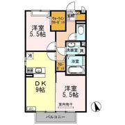 シャローズの間取り画像