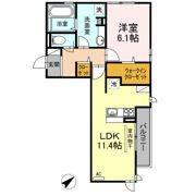 D-roomエル・セントロの間取り画像