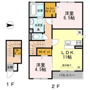 クオーレ B棟の間取り画像