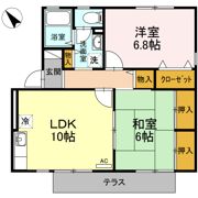サンハイム東河原 Ⅱ棟の間取り画像