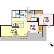 メテオール瑞穂町の間取り画像