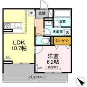 メテオール瑞穂町の間取り画像