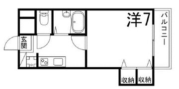 ジュネス神屋町の間取り画像
