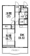 ハミング弥生の間取り画像