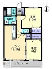 フォブール・エテルナ日暮の間取り画像
