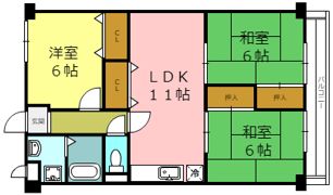 カストルム滝川の間取り画像