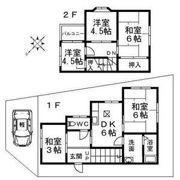 東神吉町西井ノ口戸建の間取り画像