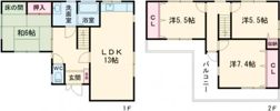 田町戸建の間取り画像