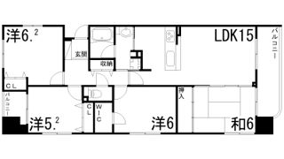 リベール姫路パークアベニューの間取り画像