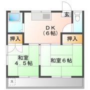 ハイツ中町の間取り画像
