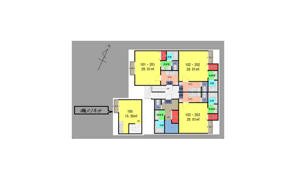 一刻館の間取り画像
