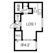 Grand Chariot 琴似(グランシャリオ琴似)の間取り画像