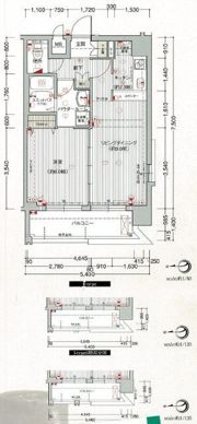ライジングコート京都西院フロンティアの間取り画像