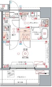クレヴィスタ蒲田Ⅱの間取り画像
