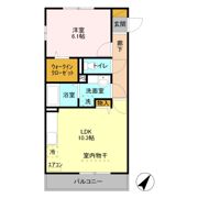Sky ルーム Ⅲの間取り画像