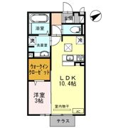 サンハイツ北条の間取り画像