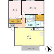 ロイヤルガーデン C棟の間取り画像