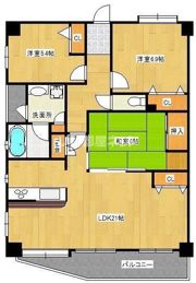ロフティ城南セントラルタワー501号の間取り画像
