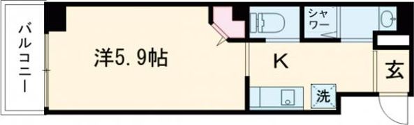 LE DOME府中の間取り画像