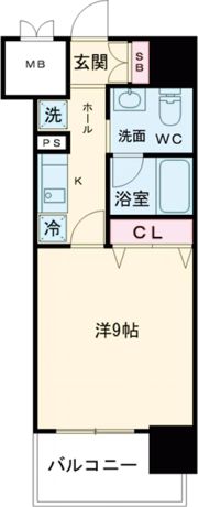 エステムコートみなと元町THE FIRSTの間取り画像