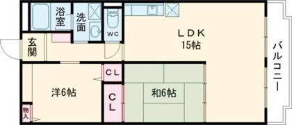 エクセルコートの間取り画像