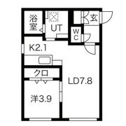 Cardano麻生(カルダノ麻生)の間取り画像