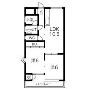 TSレジデンス Ⅱ(旧コーポ山川)の間取り画像