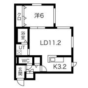 クラリス麻生の間取り画像