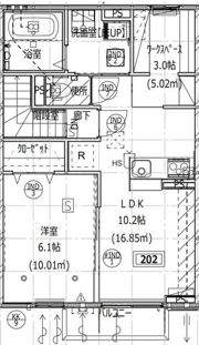 IEDES泉滝尻の間取り画像