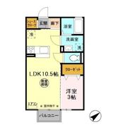 ミルメゾン Aの間取り画像