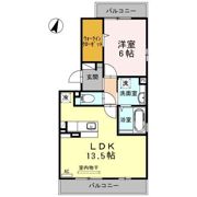 レイクサイド Aの間取り画像