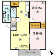 エクセルハイム B棟の間取り画像