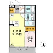 グランドール B棟の間取り画像
