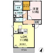 グリシーヌ長嶺の間取り画像